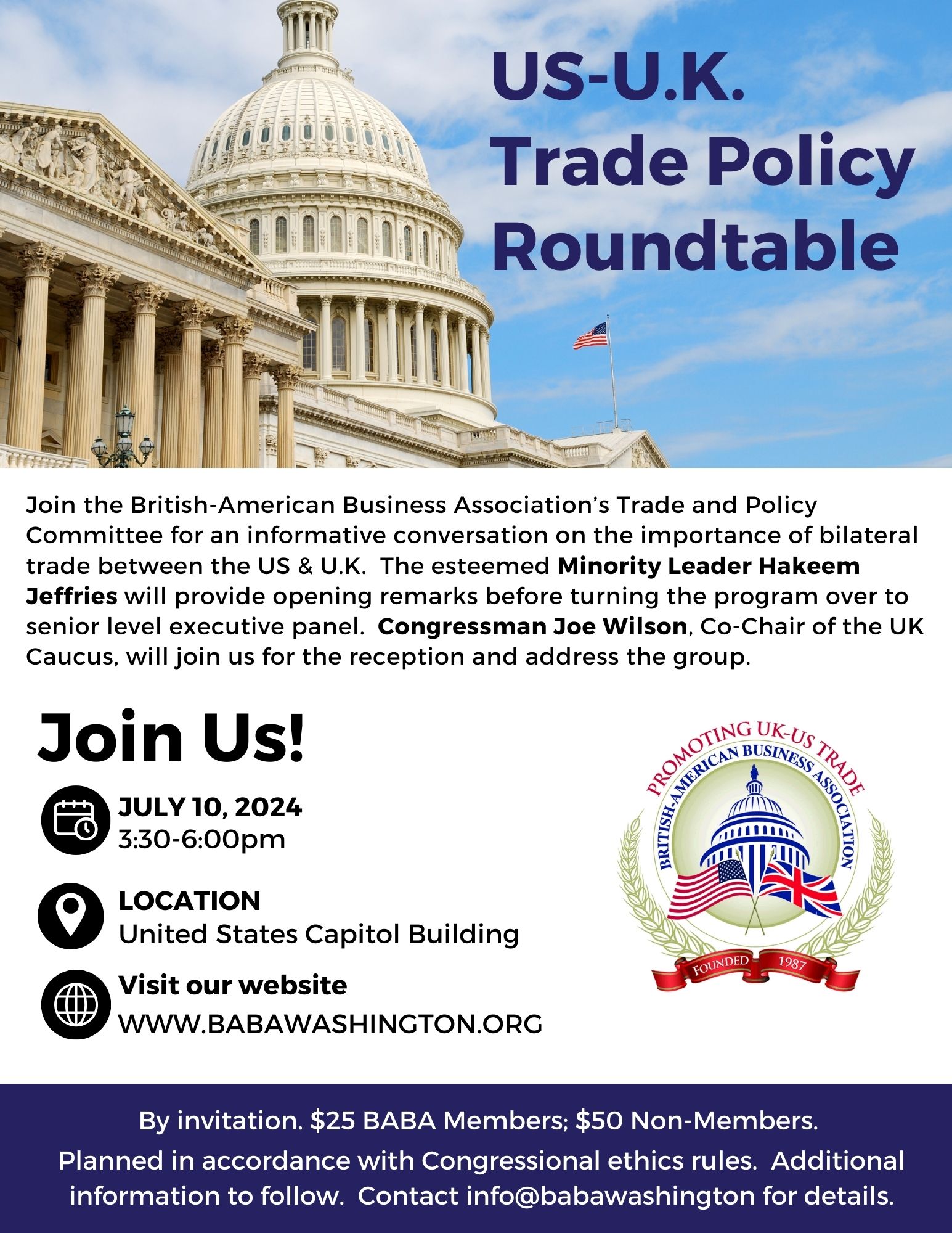 US-UK Trade Policy Roundtable