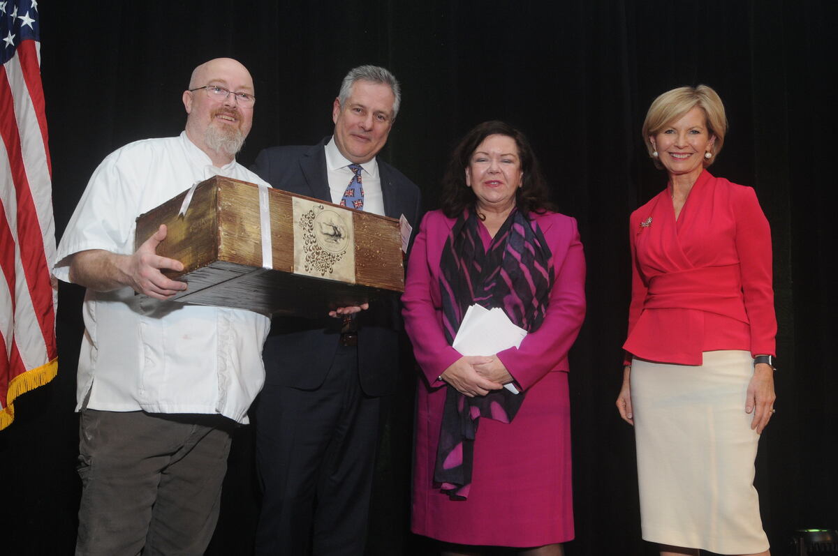 2025_BABA_Amb-Pierce-Nancy-and-Mark-at-2023-Christmas-dinner